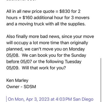 San Diego Small Moves - Email - Movers Near Me San Diego Small Moves - Email - Movers Near Me