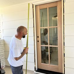 Clean Cut Windows & Doors - Always a good time on the job site.