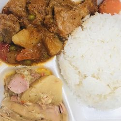 Mabuhay - 2 entree plate the food is SPECIAL very much like home cooked , so good !