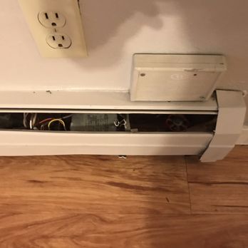 Gkhouses - Heater case broken and wires hanging out during move in - Property Management Near Me