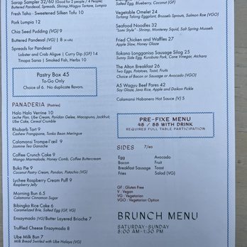 ABACÁ - Menu - Filipino Near Me - San Francisco, California ABACÁ - Menu - Filipino Near Me - San Francisco, California