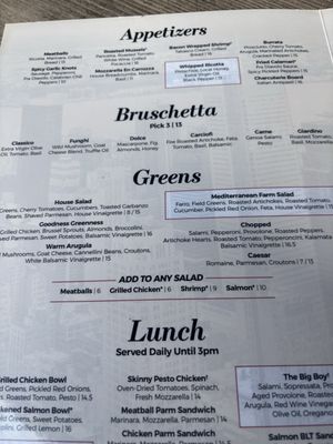Menu photo 5 Crust Simply Italian Scottsdale, AZ