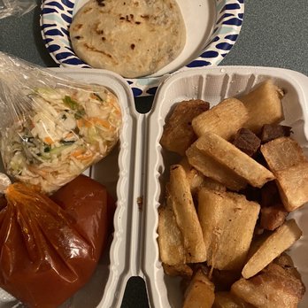 Pupuseria Delmy - Bean and cheese papusa. Yucca fries - Salvadoran Near Me - San Jose, California Pupuseria Delmy - Bean and cheese papusa. Yucca fries - Salvadoran Near Me - San Jose, California