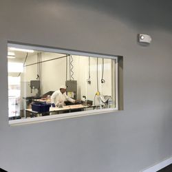 We placed a viewing window in the lobby. So while we finish your transaction, take a look at how the professionals portion out their cuts!
