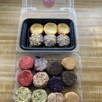 Yummy Yame - a plastic container filled with assorted cookies - Bakeries Near Me Yummy Yame - a plastic container filled with assorted cookies - Bakeries Near Me
