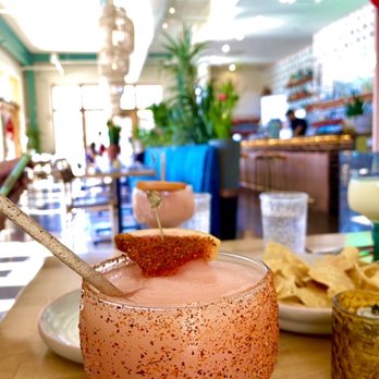 Tejas - Frozen Tejas Paloma: Tequila, lime, grapefruit, tajin. - Mexican Near Me - Dallas, Texas Tejas - Frozen Tejas Paloma: Tequila, lime, grapefruit, tajin. - Mexican Near Me - Dallas, Texas