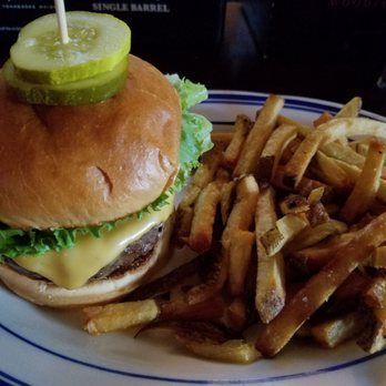 Black Bear Bar & Grill - Perfect cheeseburger and fries. - Sports Bars Near Me - Hoboken, New Jersey