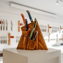 New West Knifeworks - The art-show-winning Classic 7-pc set.