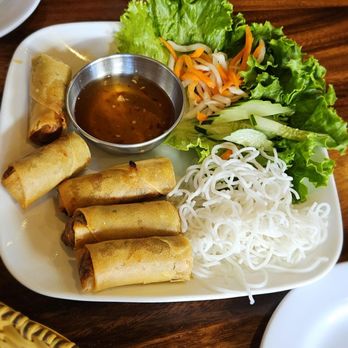 Ribs and Broth Moiliili - Spring rolls. Sorry, ate one before taking photo. - Vietnamese Near Me - Honolulu, Hawaii Ribs and Broth Moiliili - Spring rolls. Sorry, ate one before taking photo. - Vietnamese Near Me - Honolulu, Hawaii