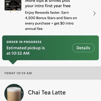 Starbucks - Time ordered, promised and waiting. - Coffee & Tea Near Me - Irvine, California