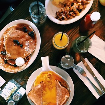 Barn 34 - The hangover + blueberry pancakes + eggs Benedict - Bars Near Me - Ocean City, Maryland