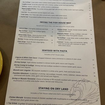 Saybrook Fish House - The menu! - Seafood Near Me - Canton, Connecticut