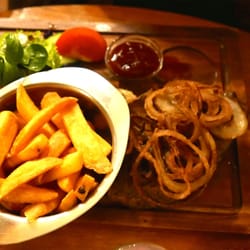 Brauhaus Friedrichroda - Steak mit Pommes