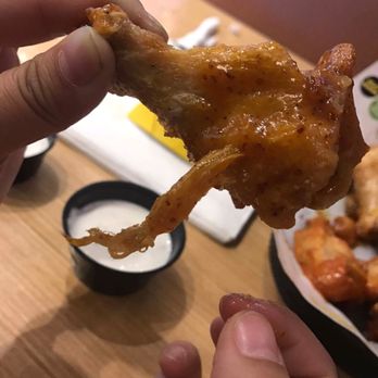 Buffalo Wild Wings - That's feathers still on the wing!!! - Chicken Wings Near Me - Yuba City, California