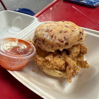 Astro Doughnuts & Fried Chicken - Biscuit was flavorful and still fluffy while the chicken was good and juicy. - Donuts Near Me - Washington, DC, District of Columbia