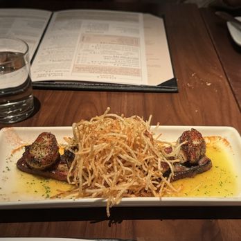 Perry's Steakhouse & Grille - Champions - Pan-Seared Scallops on Slab Bacon* DF, GF - Steakhouses Near Me - Houston, Texas