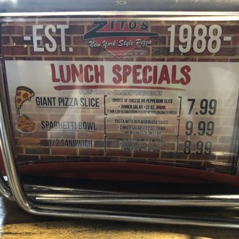 Zito's Pizza - Pizza Near Me - Orange, California