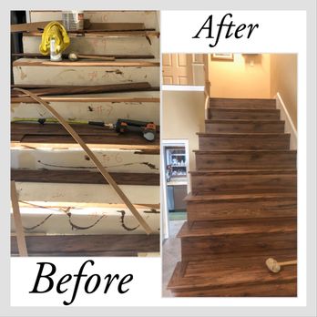 Bluecoast Flooring - This job was unfinished by the customer's previous workers. I completed the job for the customer and finished their stairs. - Flooring Near Me Bluecoast Flooring - This job was unfinished by the customer's previous workers. I completed the job for the customer and finished their stairs. - Flooring Near Me