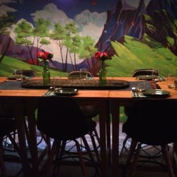 The Flying Trunk - Tall Table for groups of 8