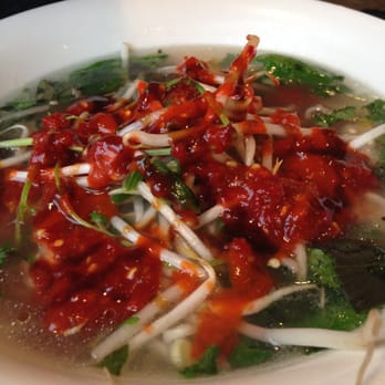 Noodle House - regular/large #6 beef rice noodle soup with added yellow onions and all the spicy goodness. he likes it spicy. - Vietnamese Near Me - Chico, California Noodle House - regular/large #6 beef rice noodle soup with added yellow onions and all the spicy goodness. he likes it spicy. - Vietnamese Near Me - Chico, California