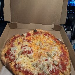 12" cheese pizza with chicken 12" cheese pizza with chicken