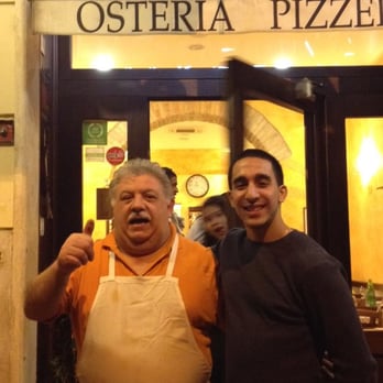 Da Vito e Dina - Just me and Vito after my delicious meal. - Roman Near Me - Rome, RM Da Vito e Dina - Just me and Vito after my delicious meal. - Roman Near Me - Rome, RM