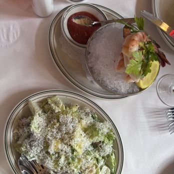Wright’s Tavern - Caesar salad and shrimp cocktail - Steakhouses Near Me - Clayton, Missouri Wright’s Tavern - Caesar salad and shrimp cocktail - Steakhouses Near Me - Clayton, Missouri