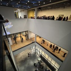 Van Gogh Museum - From top floor of exhibit looking down