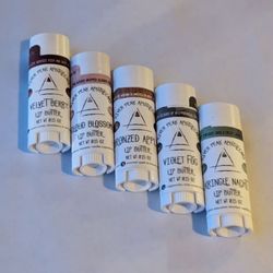 Beardsgaard Barbers - My collection of lip butters (not even all of them; these are just the ones in my purse!)