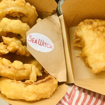 Sea Witch Fish and Chips - Onion rings and Halibut - Fish & Chips Near Me - Toronto, Ontario Sea Witch Fish and Chips - Onion rings and Halibut - Fish & Chips Near Me - Toronto, Ontario
