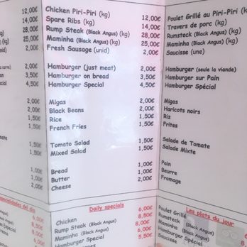Albufeira Gourmet - Simple menu. - Chicken Shop Near Me - Albufeira, 08