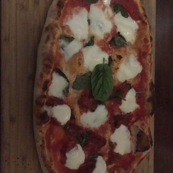 Social Corner - Margarita pizza with a spicy salami added - Pizza Near Me - Vancouver, British Columbia Social Corner - Margarita pizza with a spicy salami added - Pizza Near Me - Vancouver, British Columbia