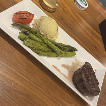 Vineyards - Filet was decent. For the price I wish it tasted better. The asparagus was horrible - Wine Bars Near Me - Ontario, California Vineyards - Filet was decent. For the price I wish it tasted better. The asparagus was horrible - Wine Bars Near Me - Ontario, California