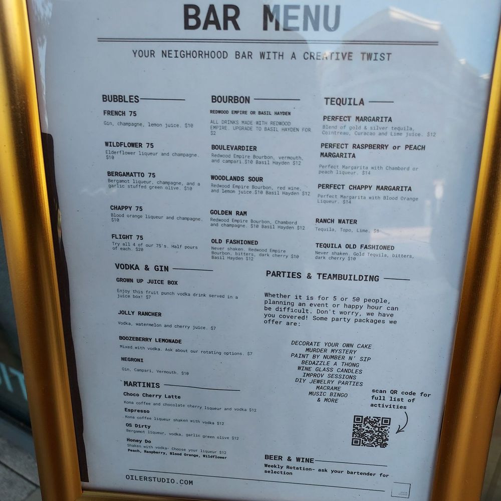 Oiler Studio - Bars Near Me - Spring, Texas
