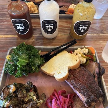 Truth BBQ - 2 Meat Plate - Barbeque Near Me - Houston, Texas Truth BBQ - 2 Meat Plate - Barbeque Near Me - Houston, Texas