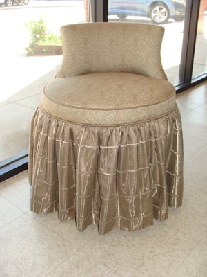 Furniture Upholstery - We re-cover any and all types of furniture, both commercial and residential.
We take care to properly strip the old fabric off, pad and then recover your pieces. If during the process we see anything that needs attention, we will notify you immediately with our recommendations.
We have experience with restoring antiques from the frame up. This is all done on site and under the supervision of the owners. Furniture Upholstery - We re-cover any and all types of furniture, both commercial and residential.
We take care to properly strip the old fabric off, pad and then recover your pieces. If during the process we see anything that needs attention, we will notify you immediately with our recommendations.
We have experience with restoring antiques from the frame up. This is all done on site and under the supervision of the owners.