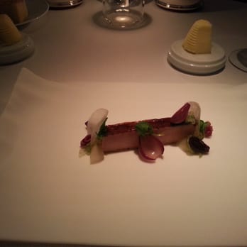 Restaurant Gordon Ramsay - Foie Gras with Green apple and duck - French Near Me - London, XGL Restaurant Gordon Ramsay - Foie Gras with Green apple and duck - French Near Me - London, XGL