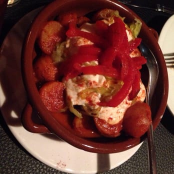 Globe Cafe and Tapas Bar - Patatas bravas - Tapas/Small Plates Near Me - Big White Mountain, British Columbia Globe Cafe and Tapas Bar - Patatas bravas - Tapas/Small Plates Near Me - Big White Mountain, British Columbia