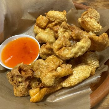 Ginger & Scallion - Mary's chips (fried chicken skin) - Thai Near Me - Seattle, Washington Ginger & Scallion - Mary's chips (fried chicken skin) - Thai Near Me - Seattle, Washington
