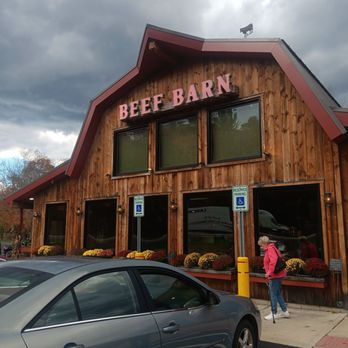 The Beef Barn - Outside of the beef barn with thier sign. - American Near Me - North Smithfield, Rhode Island The Beef Barn - Outside of the beef barn with thier sign. - American Near Me - North Smithfield, Rhode Island