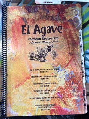 Menu photo 6 El Agave Warrenton, VA