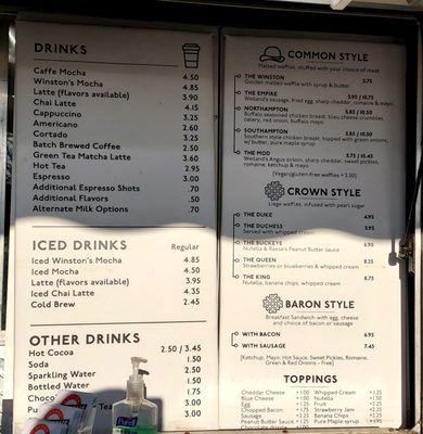 Menu photo 1 Winston's Coffee and Waffles Columbus, OH Menu photo 1 Winston's Coffee and Waffles Columbus, OH