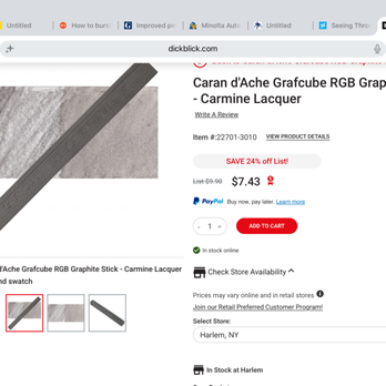 Blick Art Materials - My due diligence - Art Supplies Near Me - New York, New York Blick Art Materials - My due diligence - Art Supplies Near Me - New York, New York