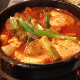 Spicy Seafood Tofu Soup