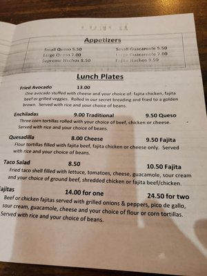 Menu photo 2 Papa Perez Bryan, TX