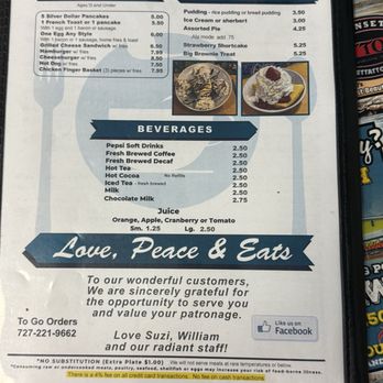 Suzi's Restaurant - Menu - Breakfast & Brunch Near Me - Largo, Florida