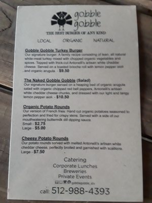 Menu photo 2 Gobble Gobble Austin, TX