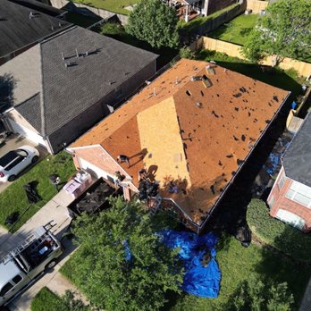 HHH Roofing & Construction - Fortunately, the wood decking was in great shape. - Roofing Near Me - Spring, Texas