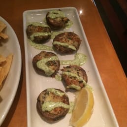 Pesto Stuffed Mushrooms