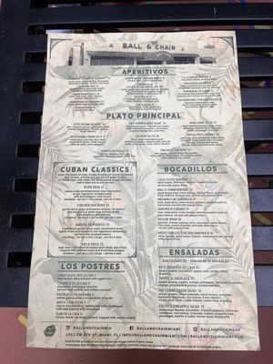 Menu photo 6 Ball & Chain Miami, FL